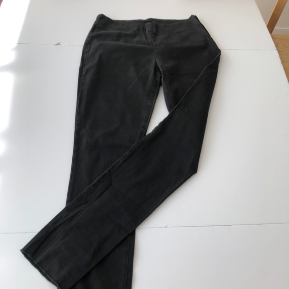 James Perse black cotton pants - dark grey - skinny - size 2 - Picture 3 of 6